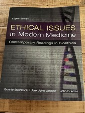Ethical Issues in Modern Medicine 8th Ed by S...