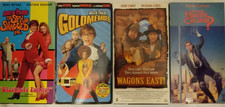 4 VHS Comedy Austin Powers Spy Shagged Me Goldmember Wagons East Harry Crumb