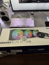 NZXT Kraken 360 RGB 3x120mm AiO Liquid CPU Cooler - Matte White