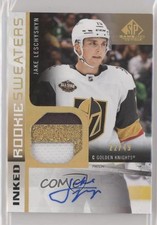 2021-22 SP Game Used Rookie Sweaters Inked 22/49 Jake Leschyshyn Patch Auto 0e1