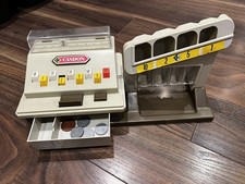 Childs Toy Cash Till CASDON HYPERTILL Money Sorter &Toy Money Vintage