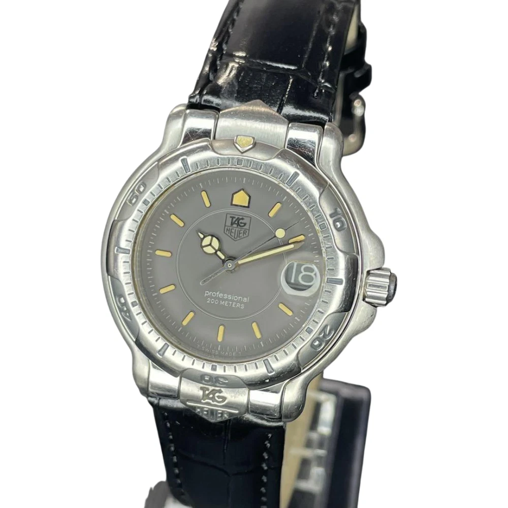 Orologio da polso uomo analogico TAG Heuer WH1212 grigio quarzo professionale da JPN