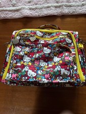 Ju-Ju-Be Hello Kitty Colorful All-Over Design Multi-Functional Bag Used