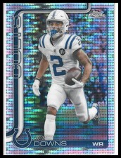 2025 Topps Chrome Football #127 Josh Downs Pulsar Colts