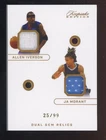 2024 Keepsake #364 Allen Iverson HOF Ja Morant Dual Gem Relics Patches /99