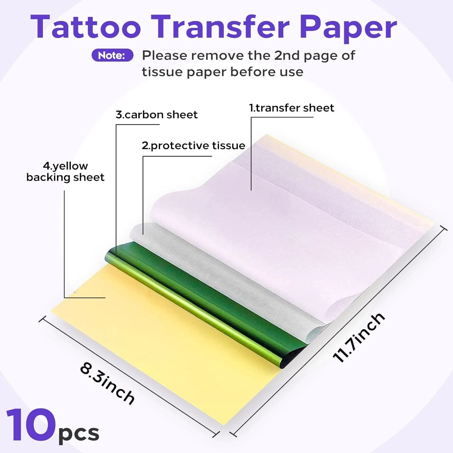 85PCS Tattoo Skin Kit - Usiriy Practice Fake 85Pcs - product detail image 4