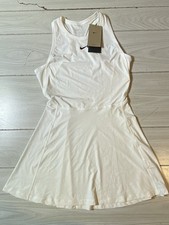 Nike Court DriFit ADV Advantage Slim Fit Tennis Dress Womens Sz Small NWT 