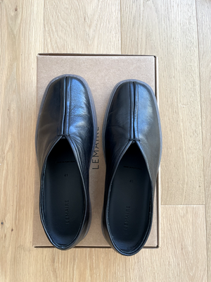 Lemaire black linoleum piped loafers NEW WITH BOX EU 41 US 8 | eBay