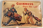 Vintage Guinness That's The Stuff ! Metal Golf Pub Beer Sign 12"X 8"  7 DAY SALE