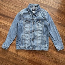 Oshkosh B'Gosh 14/14a Denim Jacket Blue Jean Jacket Button Up Long Sleeve
