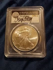 2014 $1 American Silver Eagle PCGS MS70 Gary Whitley Signature Label