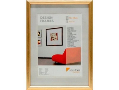 Kunststoff Bilderrahmen Design Frames gold 70 x 100 cm  Bilderrahmen