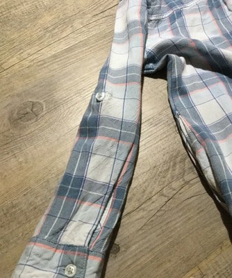  Mädchen Hemdbluse, Hemdblusenkleid, hellblau, Vertbaudet,Gr.126 