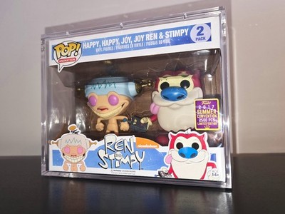 SDCC 2017 Funko Pop Happy, Happy, Joy, Joy Ren & Stimpy 2 Pack