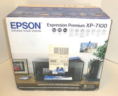 Epson Expression Premium XP-7100 All-in-One Wireless Color Inkjet Printer  READ