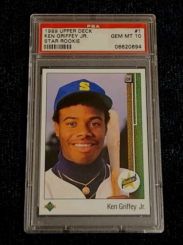 1989 Upper Deck Ken Griffey Jr. Rookie RC #1 Mariners PSA 10 Gem Mint Mariners