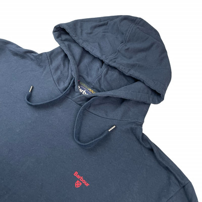 Barbour Men's 100% Cotton Pullover Hoodie Navy Blue   XL