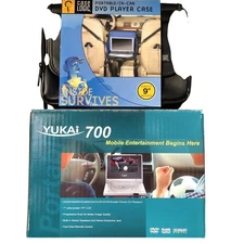 Mobile MULTI MEDIA PLAYER DVD/CD + Portable / In Car CARRYING CASE 7" SCREEN NEW