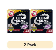 ARM HAMMER Clump Seal Multi-Cat Clumping Cat Litter, 14 lb