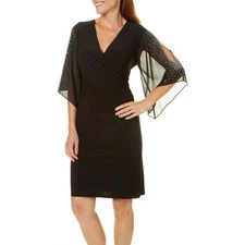 Msk Embellished Cold-Shoulder Dress - Black - S