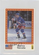 1991 Semic Hockey World Championship Stickers Marabou Back Darren Turcotte 1t8