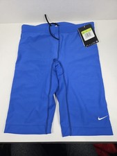 Nike Hydrastrong Men  s Swim Jammers Size 30 Blue Performance Swim Shorts NWT 52