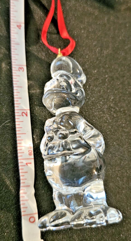 Disney Arribas Bros Brothers Donald Duck Crystal Christmas Ornament