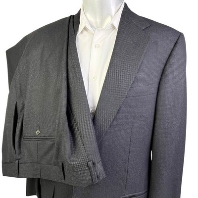 Ralph Lauren Purple Label Suit Blue Wool Blazer Jacket 42L 36x30