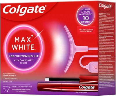 Colgate Max White LED Whitening Kit + Colgate Max White Whitening-Serum 2.5ml