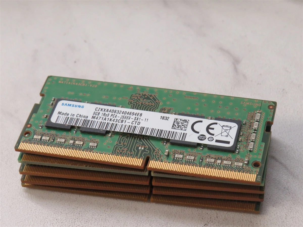 Samsung PC4-21300 (DDR4-2666) Bus Speed Computer RAM 8 GB Capacity