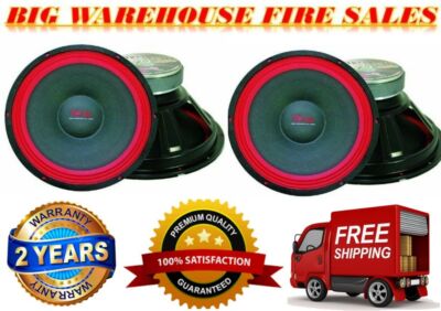 2 MR DJ 500W 12'' Raw replacement DJ PA Speaker Subwoofer 8Ohm Woofer 40oz Magnet