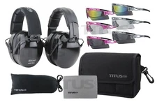 TITUS B4 Hearing Protection Shooting Gun Range ANSI OSHA Noise Reduction Earmuff