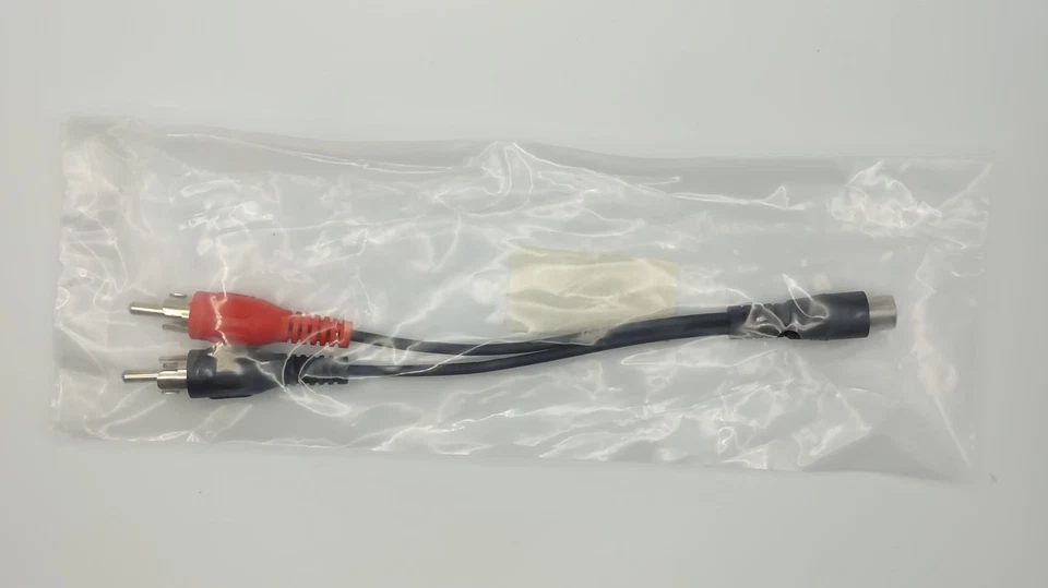 Conectores de audio RCA divisor en Y cable altavoces estéreo TV VCR A/V 2 macho 1 hembra Foto 3 de 3