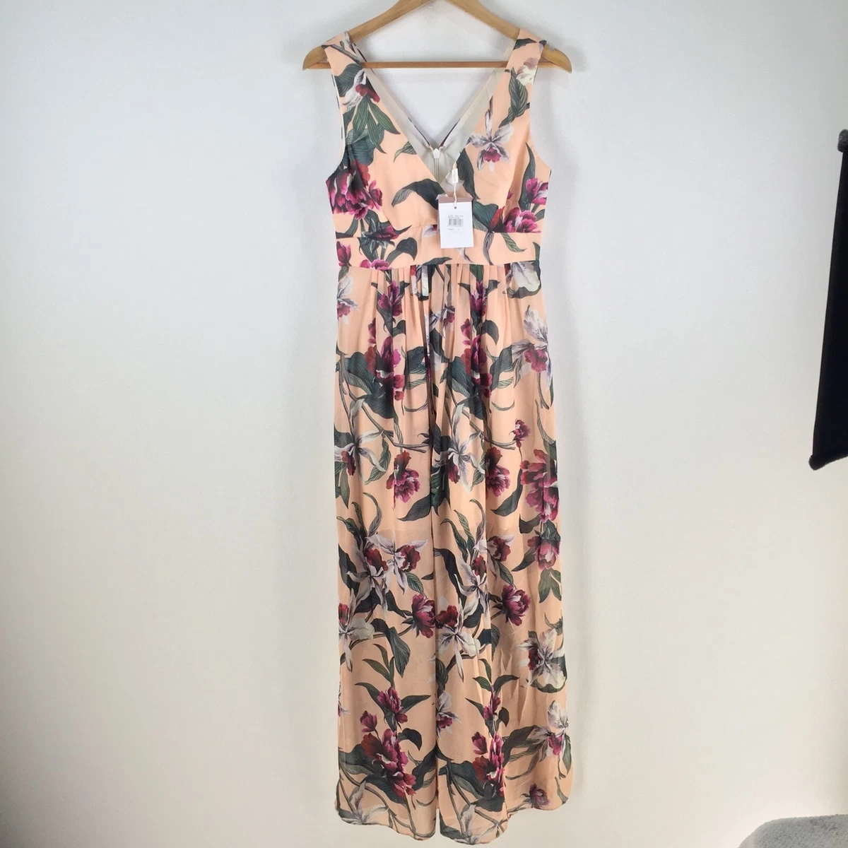 chinese dress ladies BNWT WAYNE COOPER Long Tropical Print Maxi Dress RRP$249