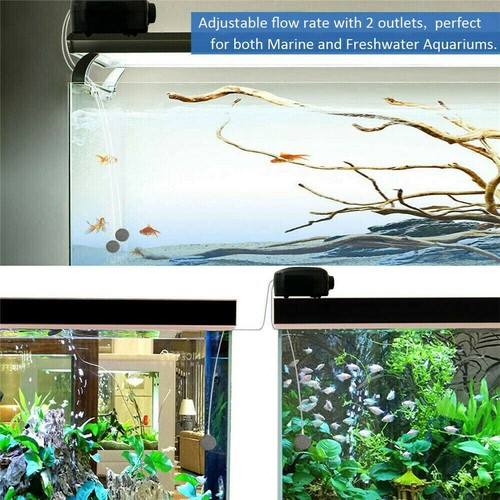 Mini Air Pump Water 2 Outlet 5W Pump Oxygen Aerator Aquarium Fish Tank Portable - Picture 6 of 10