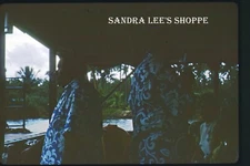 Kodak Film Slide 1966 Smith's Boat Guides Wailua River Tour Kauai Hawaii #447