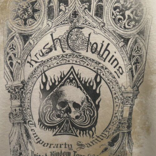 Camiseta Krush Clothing Medium Wicked Angel Temporary Sanity 2006 gira por el Reino Unido - Imagen 4 de 6