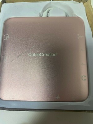 CableCreation USB-C/Type C/Thunderbolt 3 to USB 3.0/HDMI 4K/VGA/Mini Display/Eth