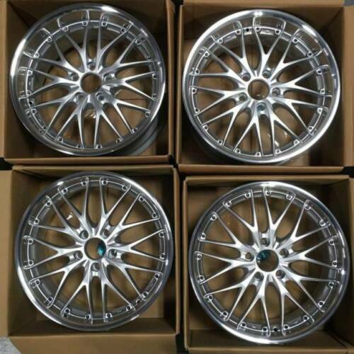 MRR GT1 Mesh Silver Wheels For Chrysler Crossfire 18x8.5/19x9.5 5x112 ...