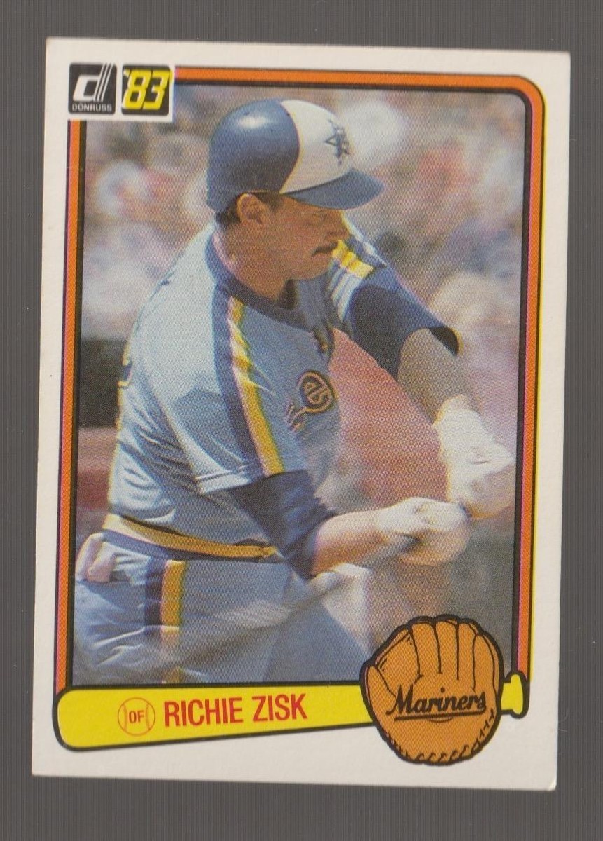 のりす59 1983 Donruss Richie Zisk Seattle Mariners #559 Near Mint or Better