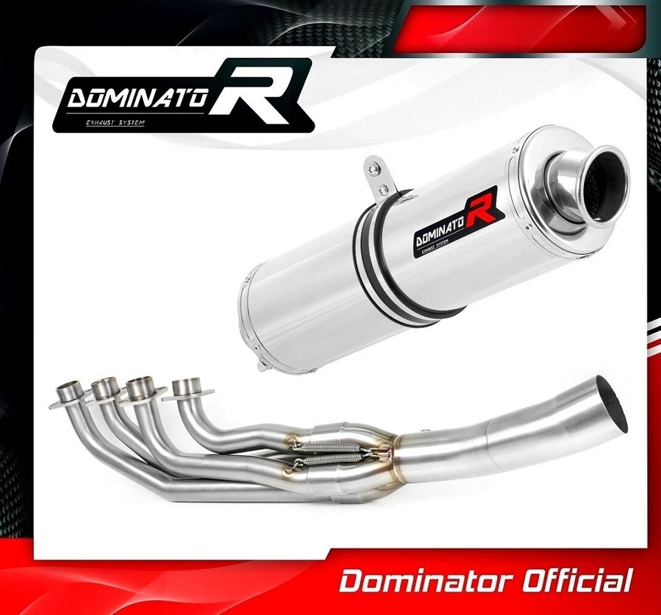 K 1200 RS Exhaust ROUND Dominator Racing silencer muffler 1997 1998 1999 2000 - Изображение 2 из 4
