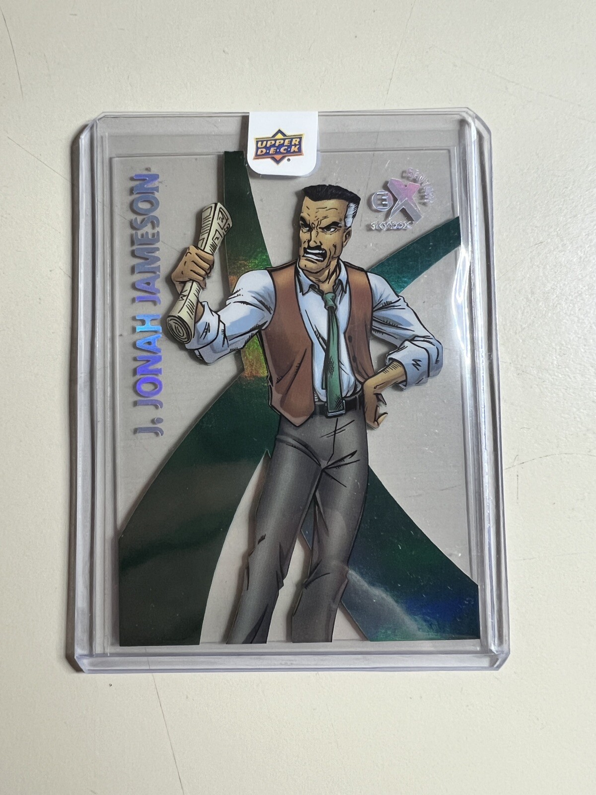 2017 Fleer Ultra Marvel Spider-Man EX Century J Jonah Jameson #EX26