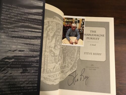 THE CHARLEMAGNE PURSUIT #4, Steve Berry, SIGNED, 1st/1st print 2008 - Picture 3 of 5