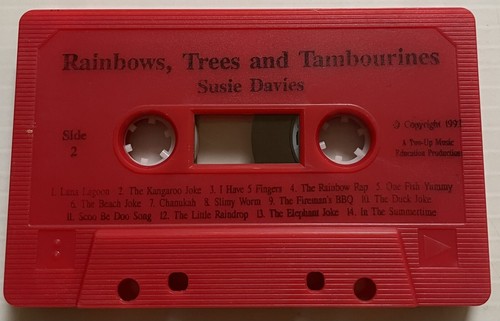 Susie Davies Rainbows Trees And Tambourines Music Cassette Tape Two-Up 1991 - Picture 8 of 24