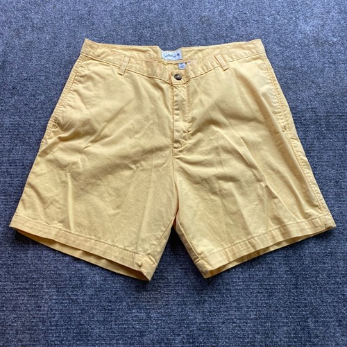 Saddlebred Shorts Mens 38W Yellow fits 36x7 Preppy Golf Outdoor Beach Flat Front