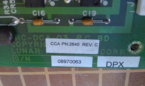 24AA96 PLACA DE CIRCUITO DENSITÓMETRO ÓSEO LUNAR DPX-IQ #2640/C, MUY BUEN ESTADO - Imagen 6 de 8