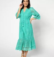 Destination 365 2x Crochet Midi Dress