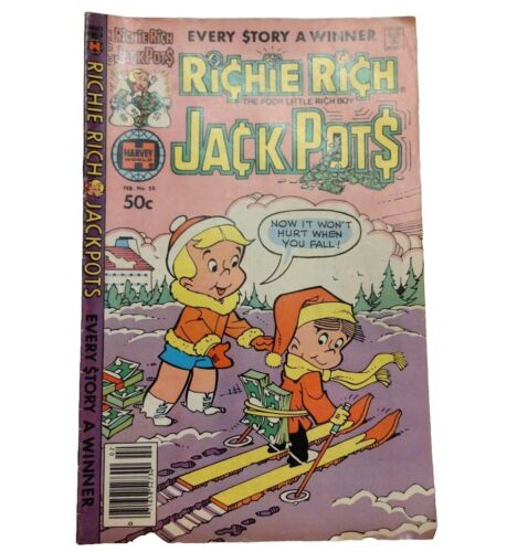 Richie Rich Jackpots #58 (1982) Harvey Bronze Age Comic Book Scarce final issue - Afbeelding 1 van 6
