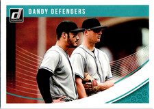 2018 Donruss #213 Dandy Defenders Nolan Arenado DJ LeMahieu Colorado Rockies