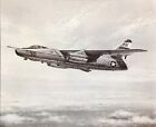 Vintage Bookplate Art Print Douglas A3D Skywarrior Jet Aircraft Inflight